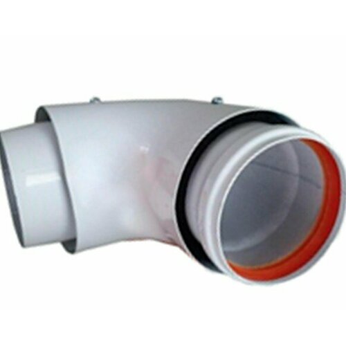 Rommer Отвод утеп. д.80/100 - 90гр элемент дымохода rommer rca 0080 000045 отвод d 80 мм 45° m f