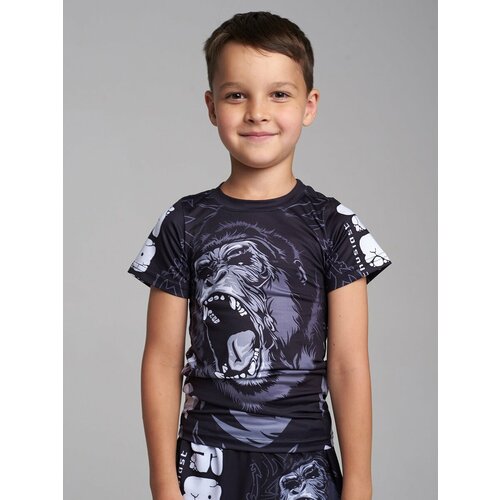 Рашгард CODY LUNDIN, размер 10 лет (рост 120-130), серый, черный