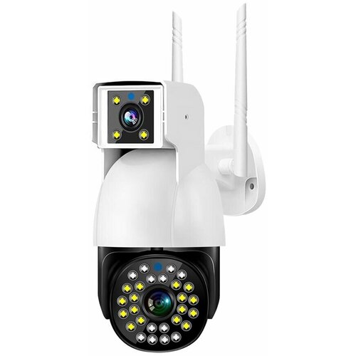 Уличная двойная камера видеонаблюдения, WIFI камера с двусторонний связью наружная лампа дневного света cctv 30 светодиодов ик подсветка 850 нм ip66 водонепроницаемая инфракрасная лампа ик ночное видение