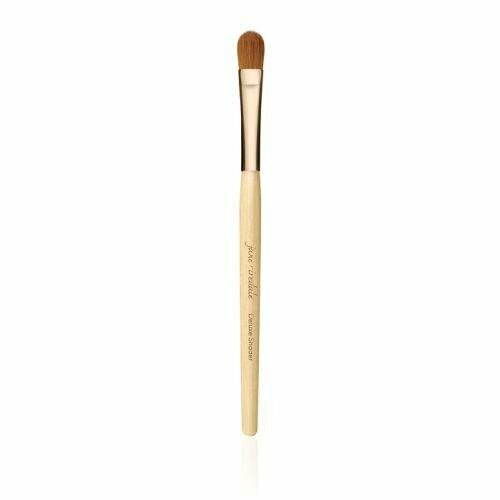 кисть jane iredale white fan brush 1 шт Jane iredale Deluxe Shader Brush (Кисть для растушевки теней), 1 шт.