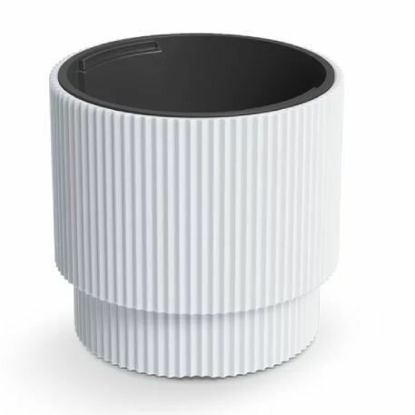 фото DBMIN300-S449 Кашпо MILLY d30 h28,5 см белый (white) с вкладышем