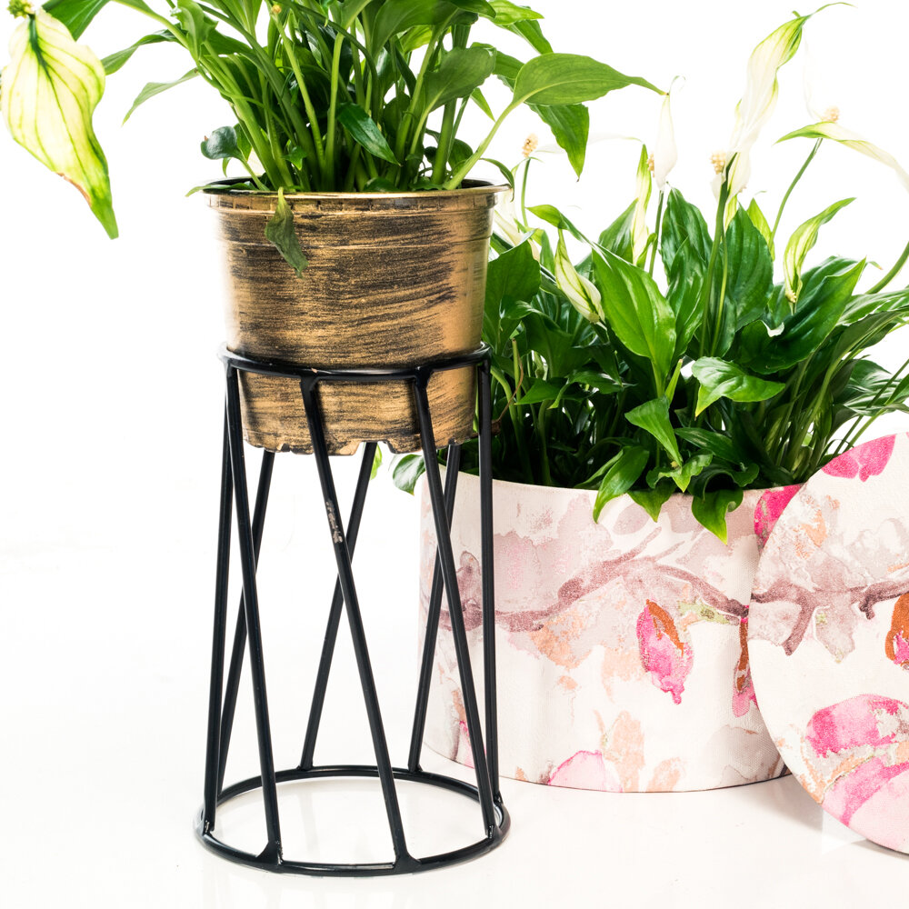 фото Подставка 66-604-B на подоконник, цвет черный