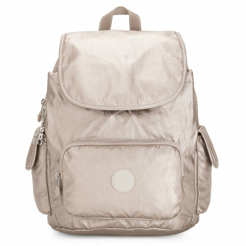 Рюкзак Kipling K1564148I City Pack S Small Backpack *48I Metallic Glow kipling чемодан ki421748i curiosity s small cabin size 4 wheeled luggage 48i metallic glow