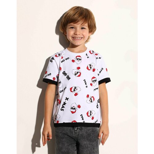 фото Футболка gloria jeans, размер 4-5л/110 (29), белый