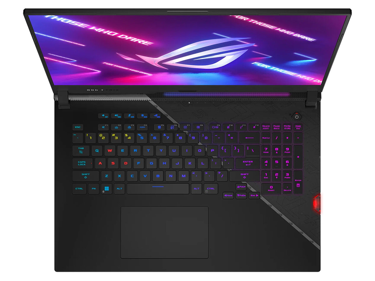 Ноутбук ASUS ROG Strix SCAR 17 2023 G733PZ-LL023 90NR0DC4-M001F0 (17.3", Ryzen 9 7945HX, 32Gb/ SSD 1024Gb, GeForce® RTX 4080 для ноутбуков) Черный - фото №16