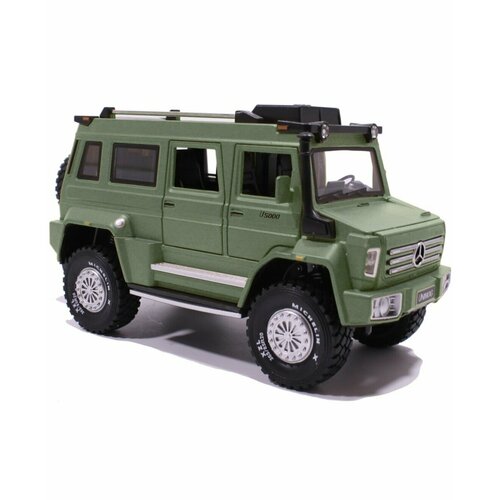 Металлическая машинка/ Модель Merсedes-benz Unimog/ Мерседес/ 18 см/ 1:28/Подарок для мальчика