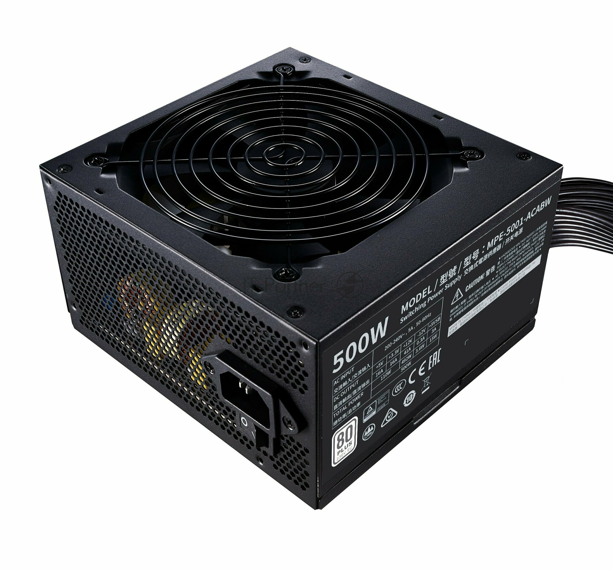 Блок питания Cooler Master MWE 500 White 230V - V2 500W (MPE-5001-ACABW) черный BOX - фото №3
