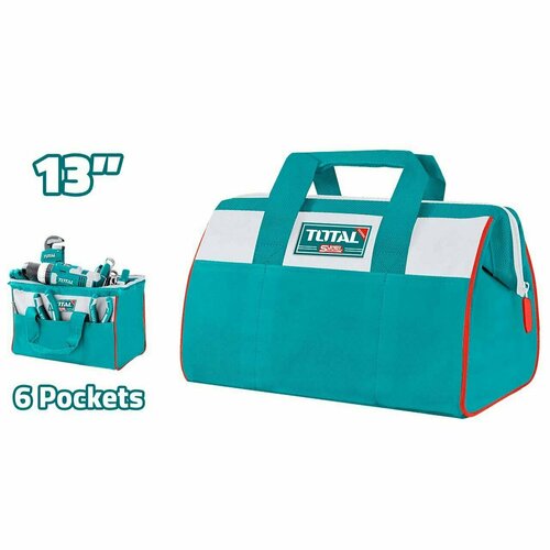 Сумка для инструмента 13 макс 12кг 6 карманов TOTAL THT261325 1450₽