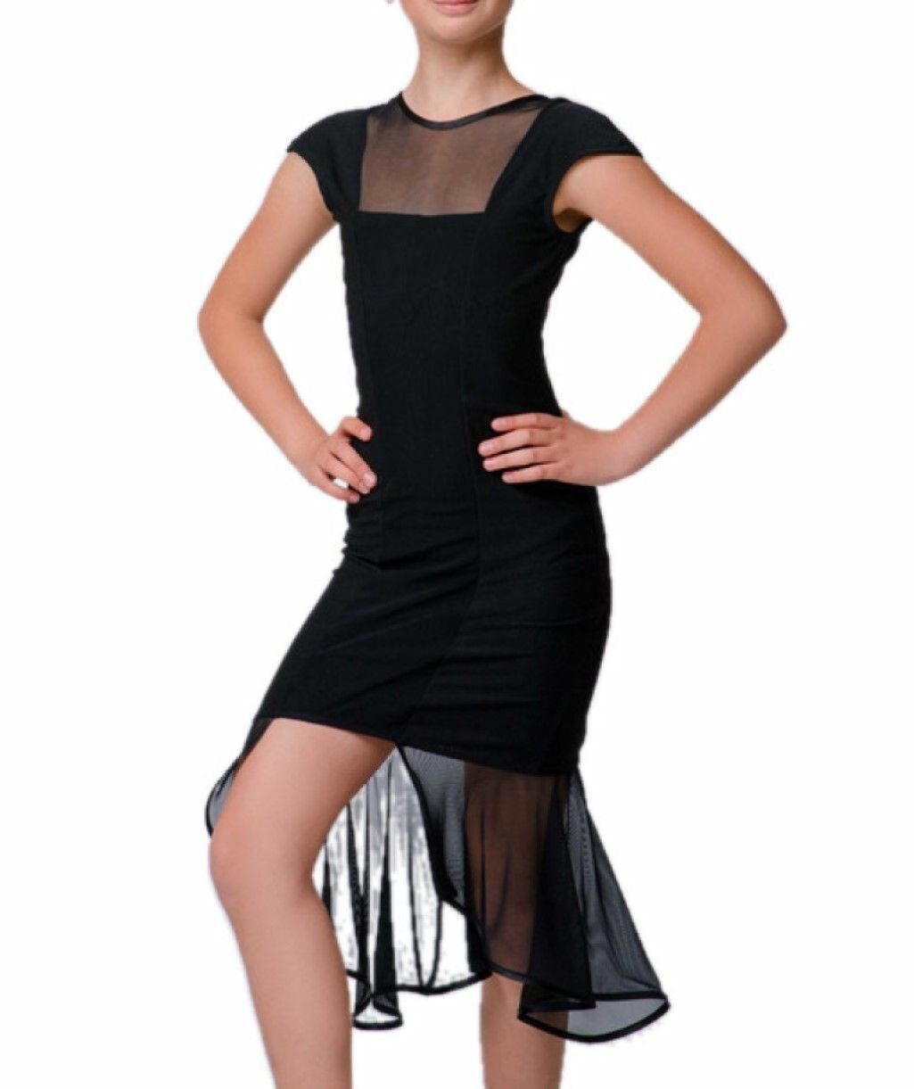 Платье для танцев , размер 36, черный