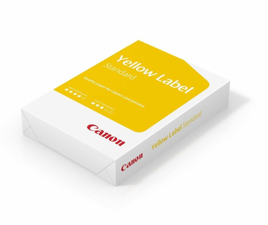 Офисная бумага А4 Canon Yellow Label Print, 80гр/м2, 500л, класс C 6821B001