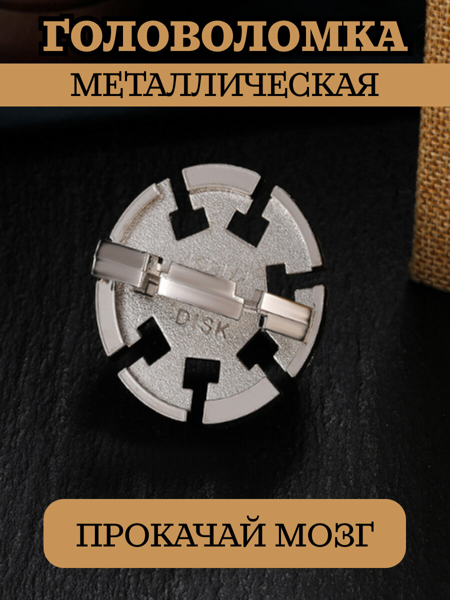 головоломка металлическая 12