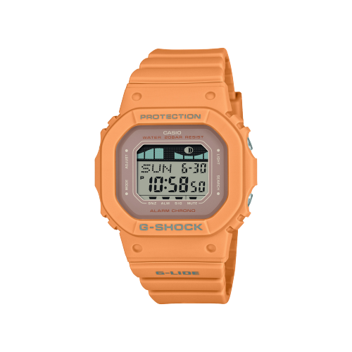 фото Наручные часы casio g-shock glx-s5600-4, бежевый, оранжевый