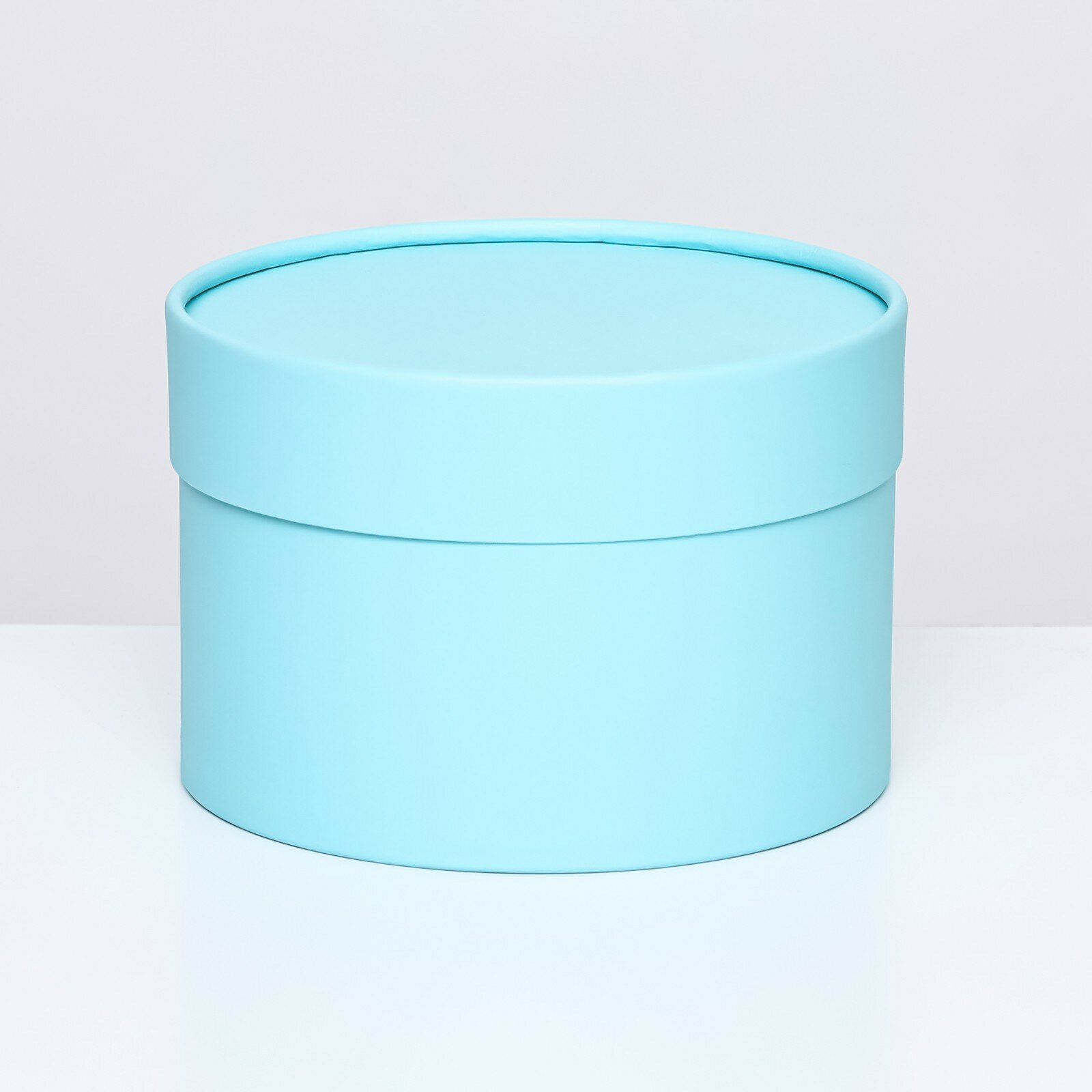 Подарочная коробка "Аквамарин" голубой, завальцованная без окна, 16 х 9 см (1шт.)
