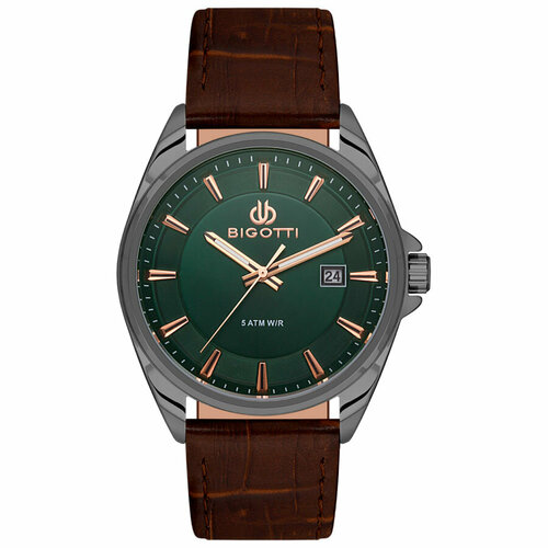 наручные часы bigotti milano bg 1 10491 2 черный Наручные часы Bigotti Milano BG.1.10486-4, зеленый