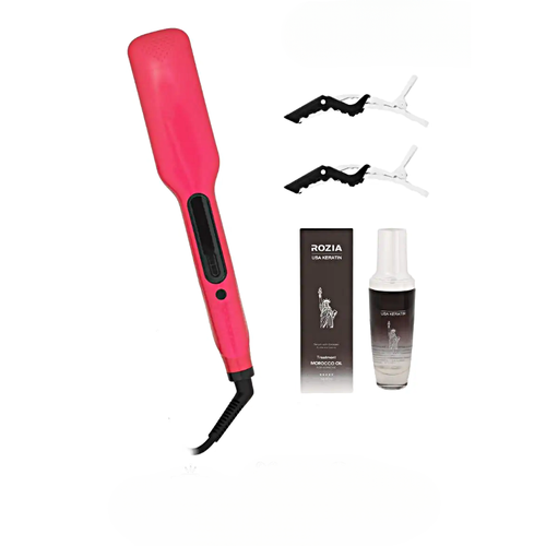 Профессиональная плойка для волос Rozia Гофре для волос Утюжок Щипцы Rozia Уход за волосами Розовый 469000₽