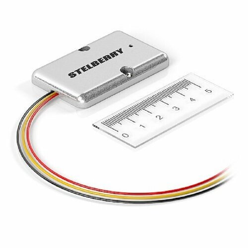 Миниатюрный микрофон Stelberry M-65 (с отключаемой АРУ и РЧ) белый, серебристый, металлик