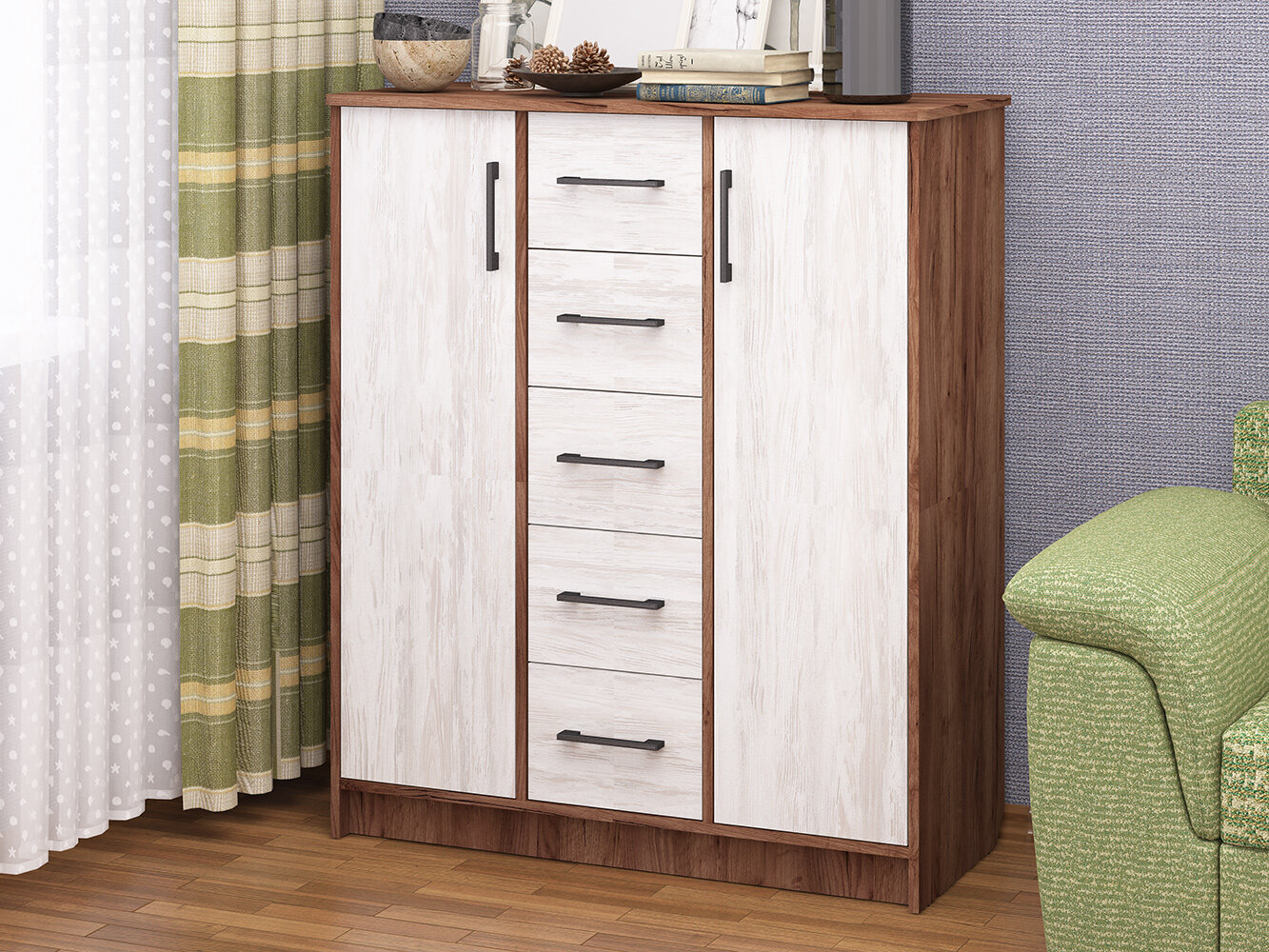 фото Комод-03 Табак/Артвуд