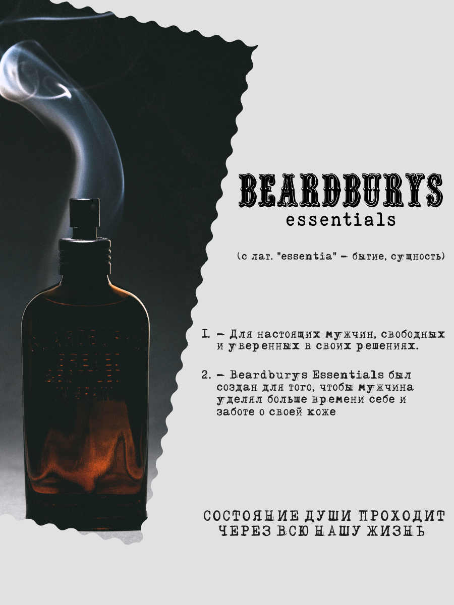 Лосьон для ухода за бородой Beardburys Essentials, 50 мл