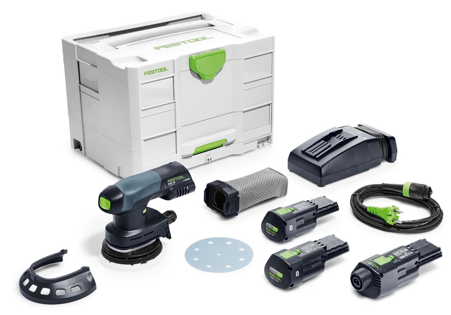 Аккумуляторная эксцентриковая шлифовальная машинка Festool ETSC 125 Li 3,0 I-Set