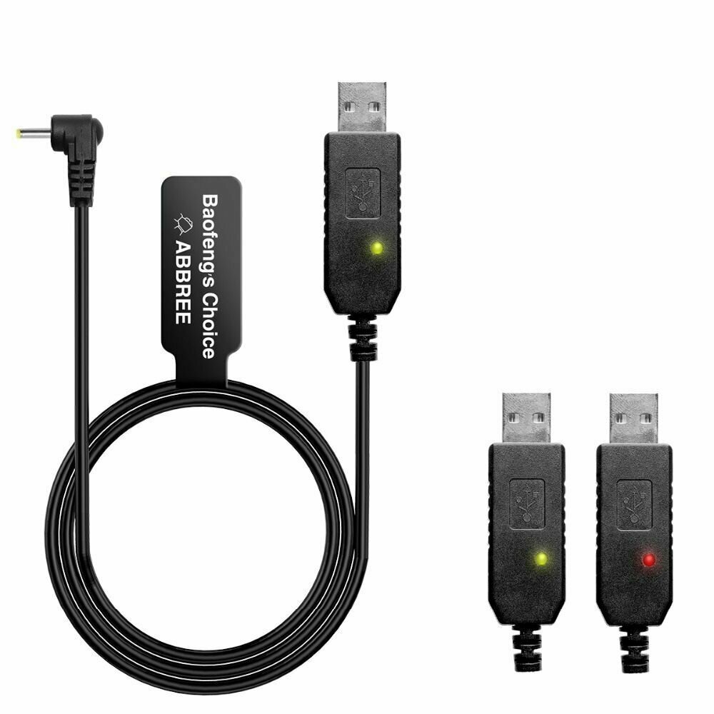 Зарядный адаптер USB для раций Baofeng от компании ABBREE — фото 3