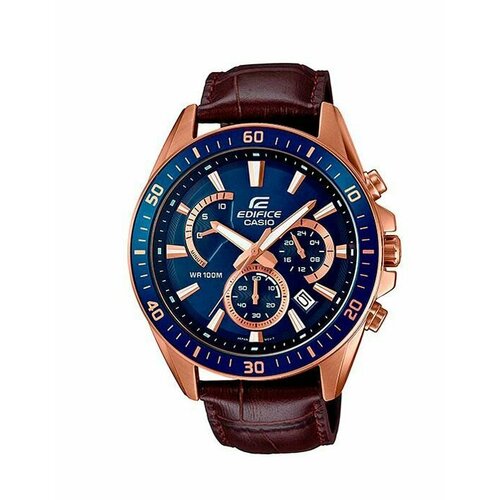 фото Наручные часы casio, коричневый, синий
