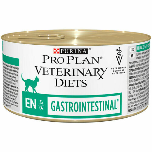 Purina ProPlan для кошек диета консервы EN при заболевании ЖКТ 195 гр 6 шт