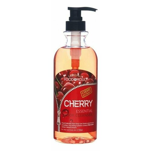 FoodaHolic Гель для душа с экстрактом вишни Cherry Essential Body Cleanser