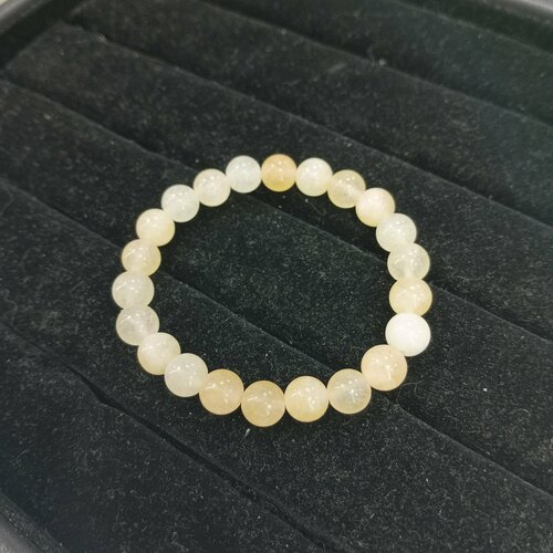 фото Браслет, цитрин, размер 16 см, диаметр 5 см, желтый, бежевый уральские камни