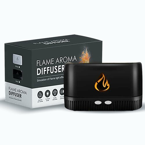 Аромадиффузор с увлажнителем воздуха и светодиодной лампой черный 138800₽