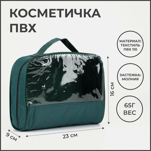 фото Косметичка зеленый denco store