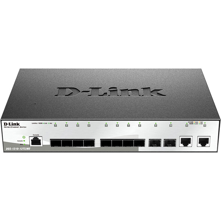 D-Link DGS-1210-12TS/ME/B1A Коммутатор DGS-1210-12TS/ME/B1A