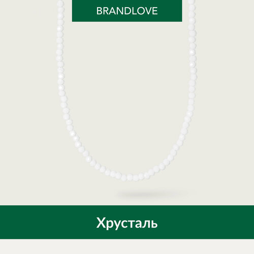 Чокер BL Jewelry Clear, хрусталь, длина 35 см, белый