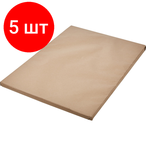 Комплект 5 штук, Ватман (бумага чертежная) Гознак Спб, пачка 100л, 297х420, 200 гр