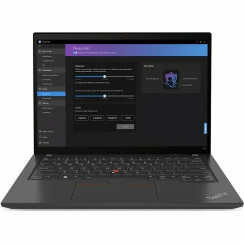 Ноутбук Lenovo ThinkPad T14 G4 Core i7 1360P 16Gb SSD512Gb NVIDIA GeForce MX550 4Gb 14 IPS WUXGA 1920x1200 noOS black WiFi BT Cam 21HEA023CD 28518300₽
