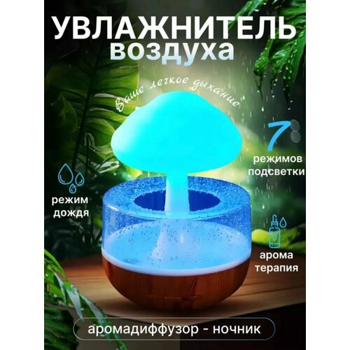 Увлажнитель воздуха Облако с эффектом дождя аромадиффузор-ночник с подсветкой 249900₽