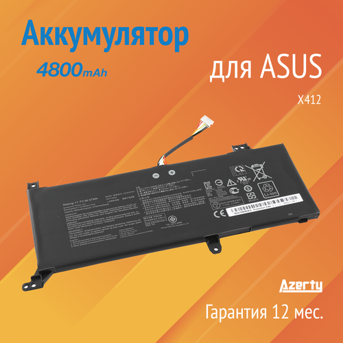 new origina 65w ac charger for asus vivobook 14 x412ub x412uf x412ua x412u x412fa x412fl laptop power supply adapter cord Аккумулятор C21N1818 для Asus X412 (Тип 1) 4800mAh