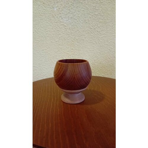 Фужер из бука и ясеня. Бокал из бука и ясеня. деревянная посуда.