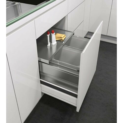 Vauth-Sagel ENVI Flex выдвижная система сортировки два ведра ширина корпуса 450 мм цвет серый 35791₽