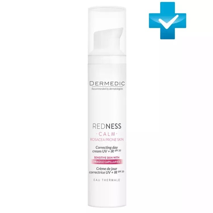 Dermedic Redness Корректирующий дневной крем SPF 20 40 мл