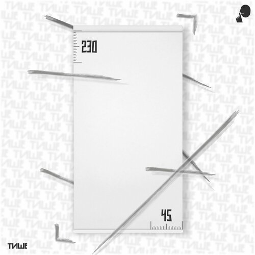 Рулонная штора/жалюзи Белый 45x230