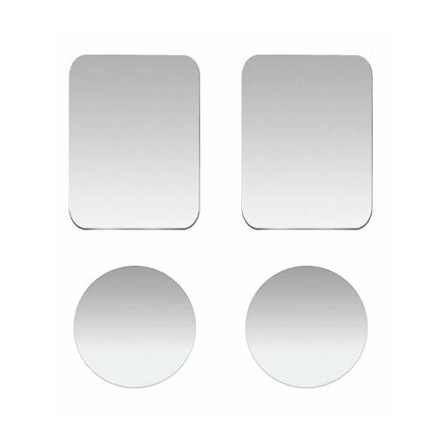 Набор пластин для магнитных держателей 4 шт2 шт прямоугольные 2 шт круглые 239₽