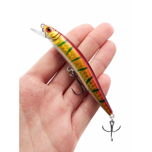 Воблер рыболовный плавающий для рыбалки Минноу 8,5 г, 10 см