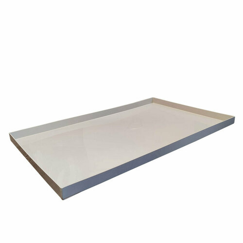 Поддон пластиковый 61х48х3 см из полипропилена, универсальный, серый (ППН3/48613)