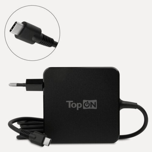 Изображение товара Блок питания универсальный Topon TOP-UC100 100W Type-C, PD, PPS, QC 3.0 Черный