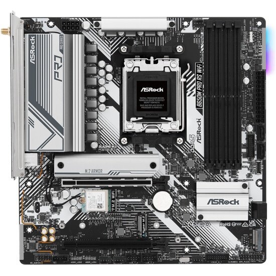 Материнская плата Asrock B650M PRO RS WIFI (AM5, mATX) — фото 1
