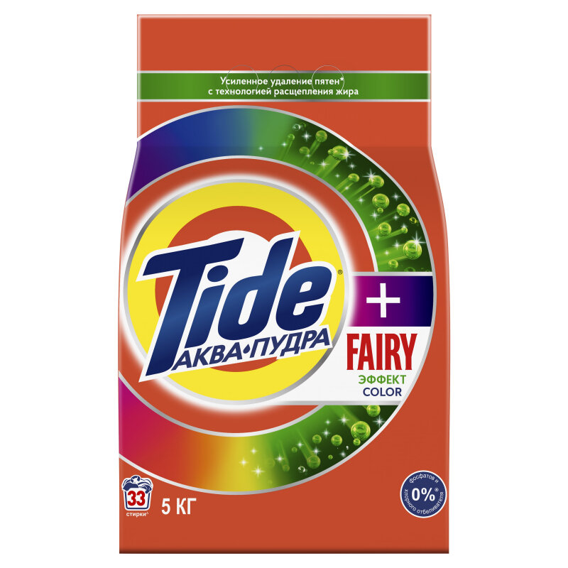 Стиральный порошок Tide Color Fairy Effect, 5 кг
