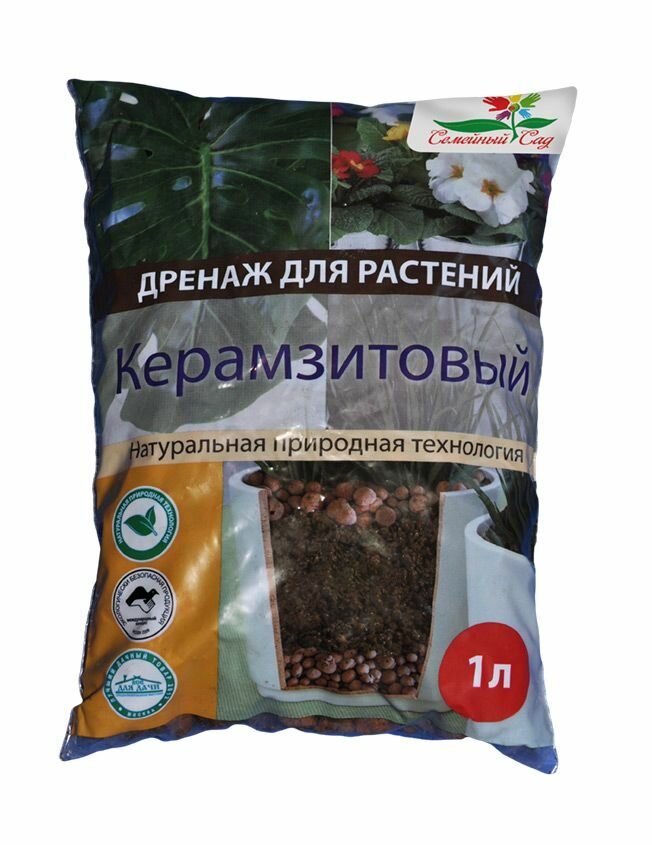 Дренаж керамзитовый 1л Семейный Сад