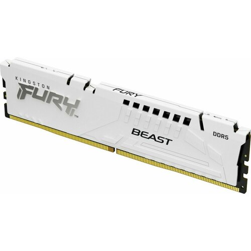 Оперативная память 16Gb DDR5 5600MHz Kingston Fury Beast White KF556C36BWE-16 7610₽
