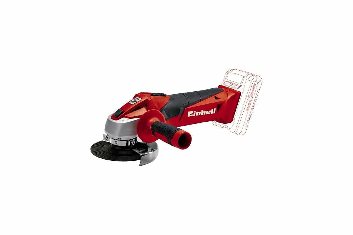 шлифмашина угловая EINHELL TC-AG 18/115 Li-Solo без аккумулятора POWER X-CHANGE - фото №6