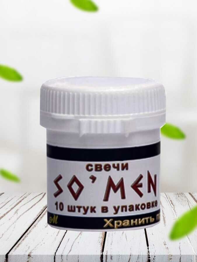 Свечи с восковой молью и пчелиным подмором SoМеn